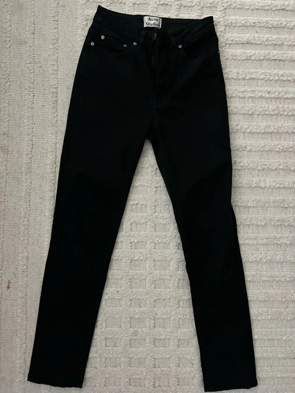 Acne Studios Women’s Pin Black Slim Jeans - Picture 2 of 8